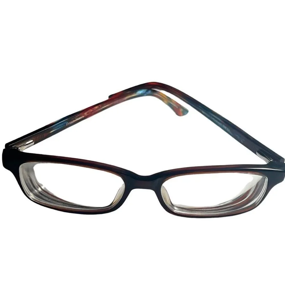 Dream Himax Multicolored Blue Pink Yellow Red Plastic Frames Eyeglasses for Her